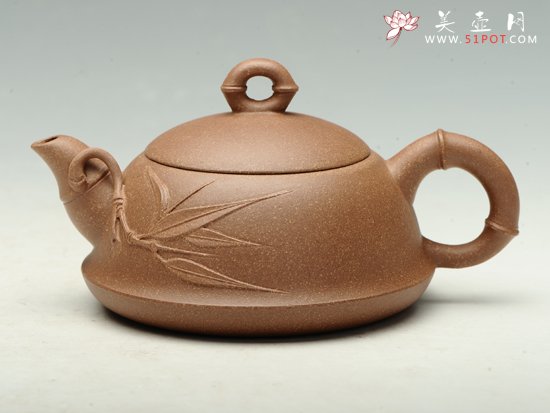 紫砂壶图片：竹报平安 - 宜兴紫砂壶网