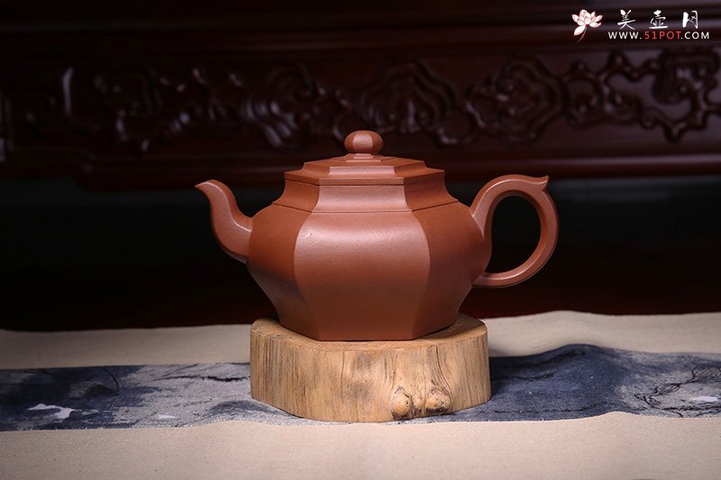 紫砂壶图片：六方宫灯 - 宜兴紫砂壶网