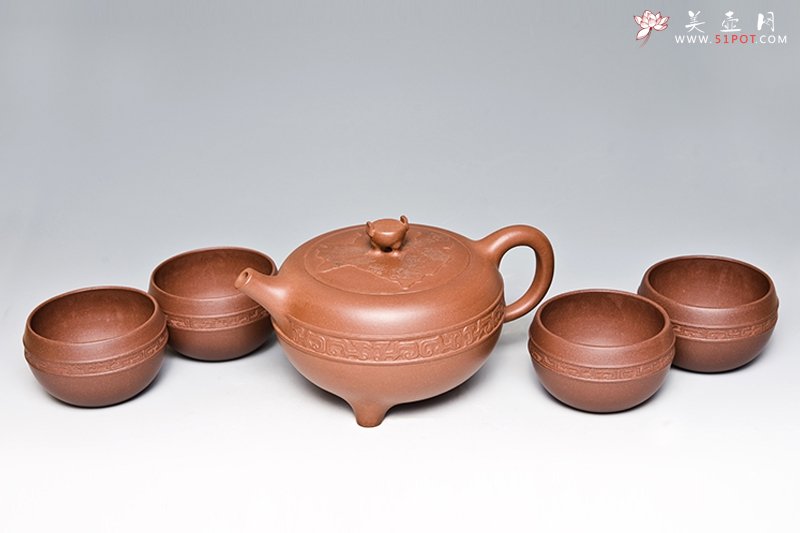 紫砂壶图片：中华文明•春秋•问鼎中原 - 宜兴紫砂壶网