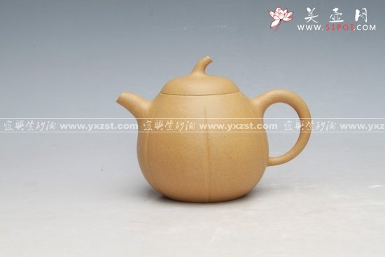紫砂壶图片：茄瓜壶 - 宜兴紫砂壶网