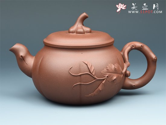 紫砂壶图片：南瓜 - 宜兴紫砂壶网