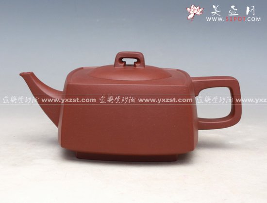 紫砂壶图片：沙四方 - 宜兴紫砂壶网