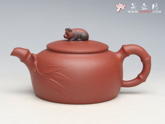 紫砂壶图片：竹宝壶 副本 - 宜兴紫砂壶网
