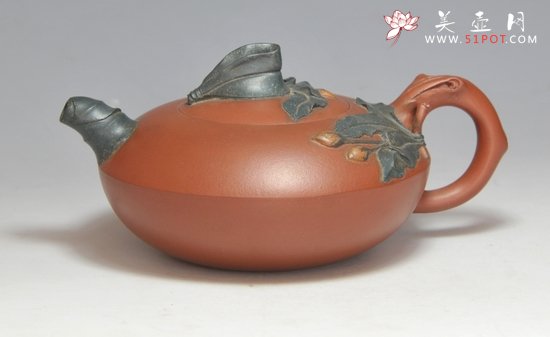 紫砂壶图片：海棠 - 宜兴紫砂壶网