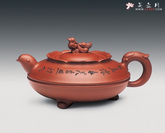 紫砂壶图片：含情壶 - 宜兴紫砂壶网