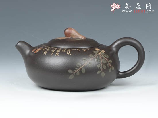 紫砂壶图片：相思豆  320cc - 宜兴紫砂壶网