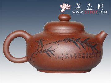 紫砂壶图片：竹圆 - 宜兴紫砂壶网