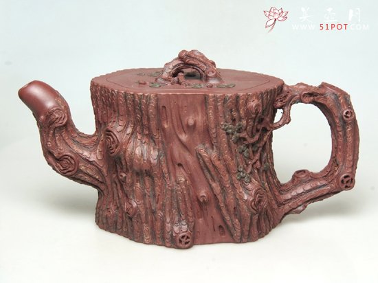紫砂壶图片：大松段  2000cc - 宜兴紫砂壶网