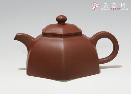 紫砂壶图片：六方1 - 宜兴紫砂壶网