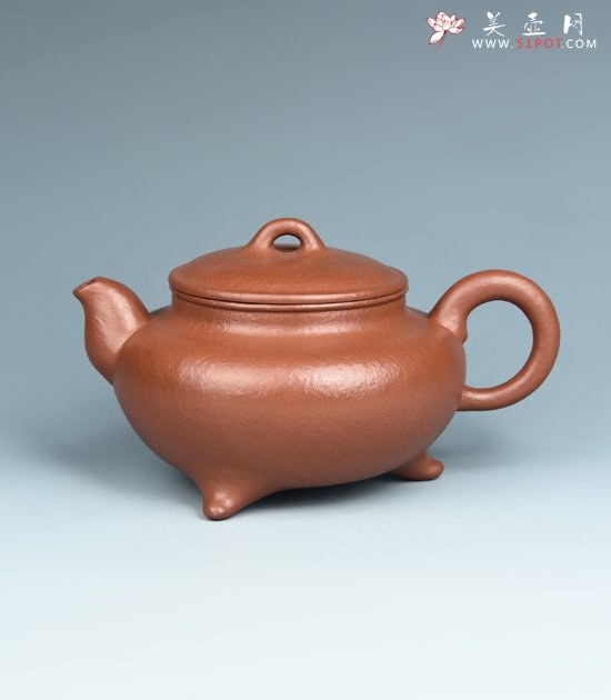 紫砂壶图片：圆满三足 - 宜兴紫砂壶网