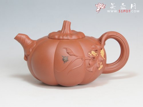 紫砂壶图片：南瓜壶 - 宜兴紫砂壶网