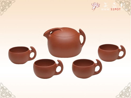 紫砂壶图片：超越组合壶 - 宜兴紫砂壶网