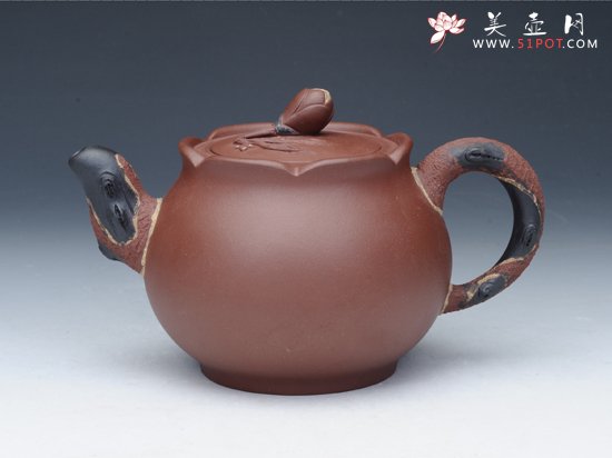 紫砂壶图片：绽放壶 - 宜兴紫砂壶网