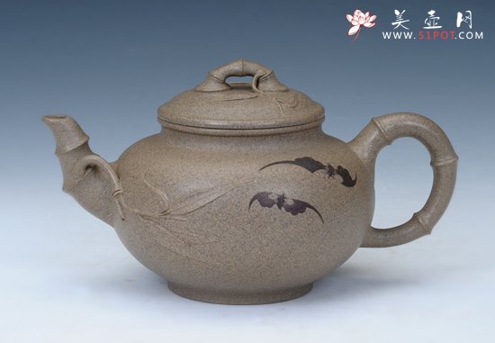 紫砂壶图片：福在眼前 - 宜兴紫砂壶网
