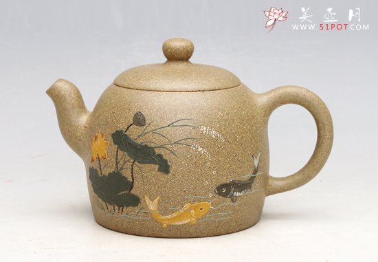 紫砂壶图片：连年有余 - 宜兴紫砂壶网