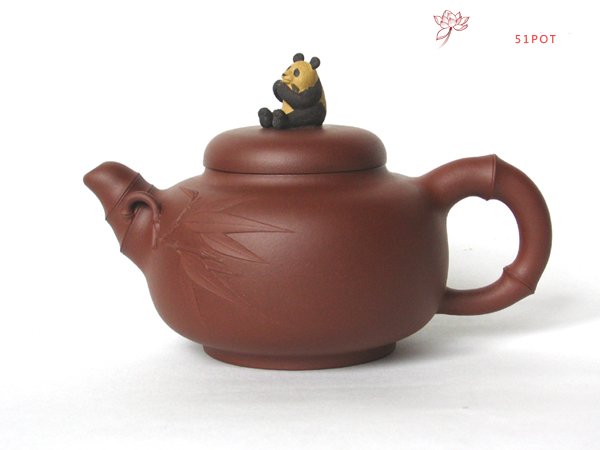 紫砂壶图片：大熊猫 - 宜兴紫砂壶网