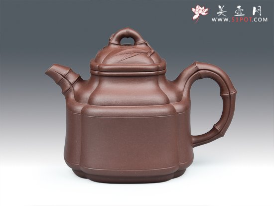 紫砂壶图片：竹鼎 - 宜兴紫砂壶网