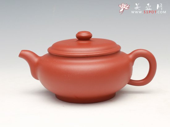 紫砂壶图片：扁古  容量:280CC - 宜兴紫砂壶网