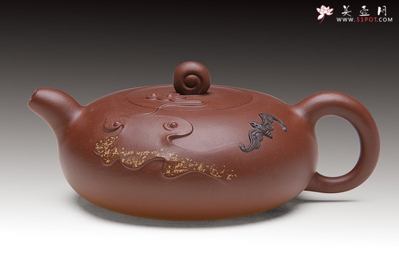紫砂壶图片：福到眼前 - 宜兴紫砂壶网