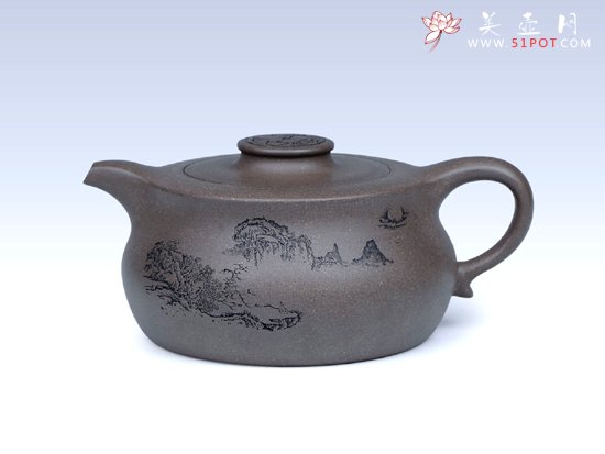 紫砂壶图片：太极 - 宜兴紫砂壶网