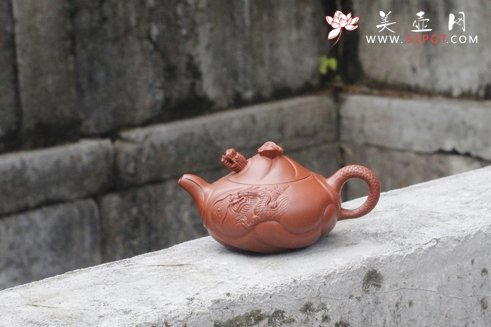 紫砂壶图片：鱼化龙 - 宜兴紫砂壶网