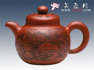 紫砂壶图片：江山多娇 - 宜兴紫砂壶网