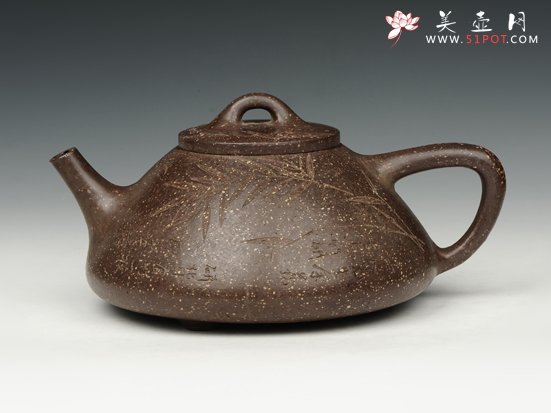 紫砂壶图片：子冶石瓢 - 宜兴紫砂壶网