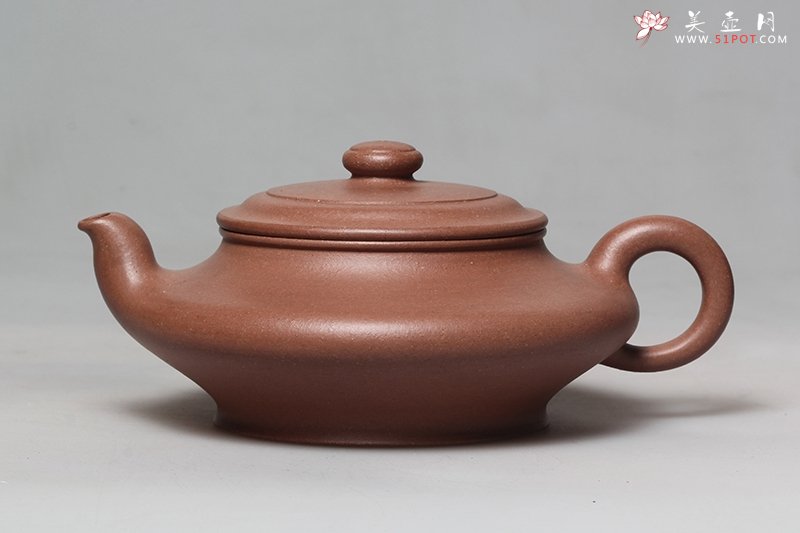 紫砂壶图片：虚扁 - 宜兴紫砂壶网