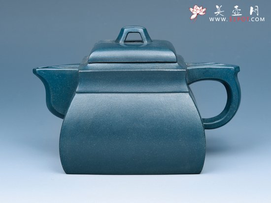紫砂壶图片：僧帽四方 - 宜兴紫砂壶网