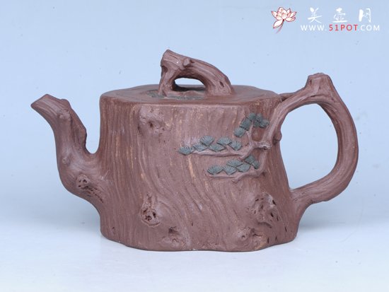 紫砂壶图片：苍松夕照 作者：范乃军 - 宜兴紫砂壶网