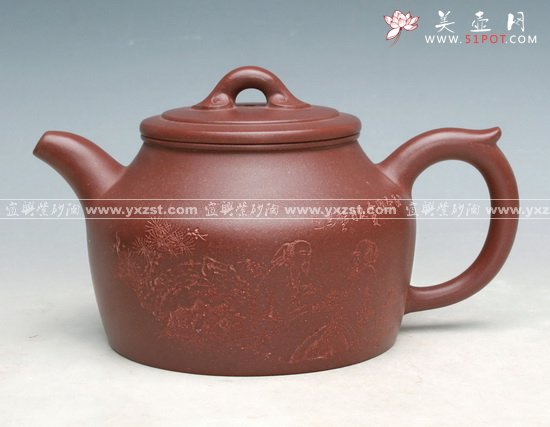 紫砂壶图片：如意 - 宜兴紫砂壶网