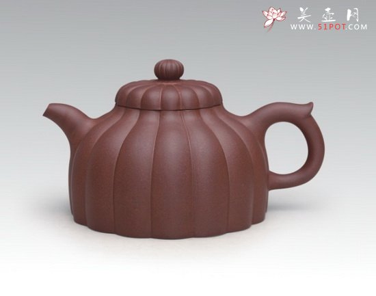 紫砂壶图片：半菊壶 - 宜兴紫砂壶网