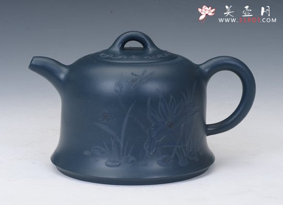 紫砂壶图片：段泥金钟 - 宜兴紫砂壶网