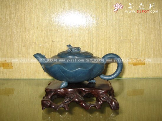 紫砂壶图片：青蛙荷叶 - 宜兴紫砂壶网