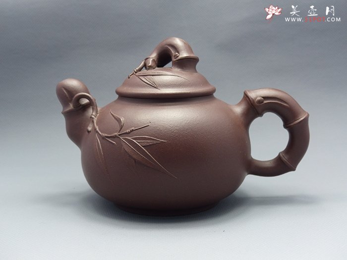 紫砂壶图片：佛肚竹 - 宜兴紫砂壶网