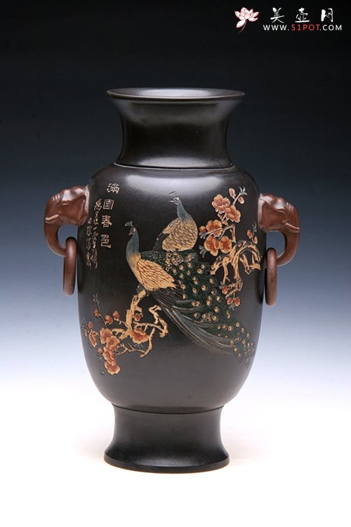 紫砂壶图片：满园春色 - 宜兴紫砂壶网