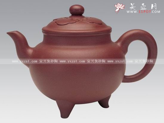 紫砂壶图片：大彬如意壶 - 宜兴紫砂壶网