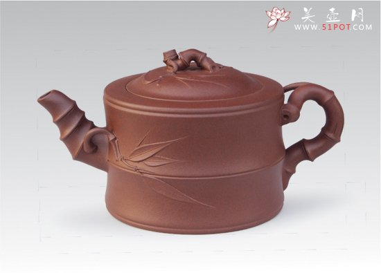 紫砂壶图片：竹段 - 宜兴紫砂壶网