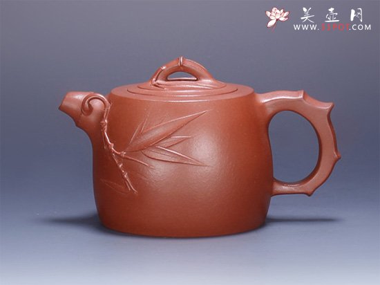 紫砂壶图片：竹节井栏 - 宜兴紫砂壶网