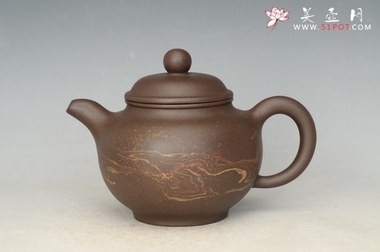 紫砂壶图片：绞泥掇只 - 宜兴紫砂壶网