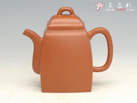 紫砂壶图片：汉方 黄龙原矿朱泥... - 宜兴紫砂壶网