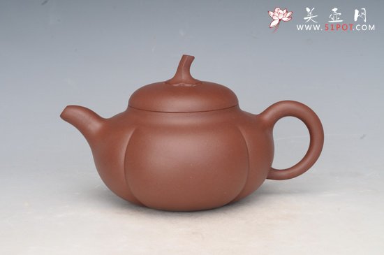 紫砂壶图片：柿圆 - 宜兴紫砂壶网