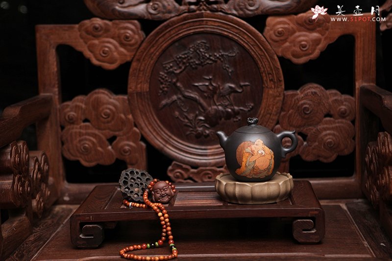 紫砂壶图片：大度能容-禅系列 - 宜兴紫砂壶网