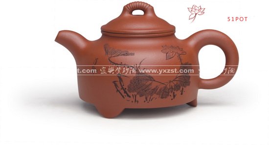 紫砂壶图片：小三足 - 宜兴紫砂壶网