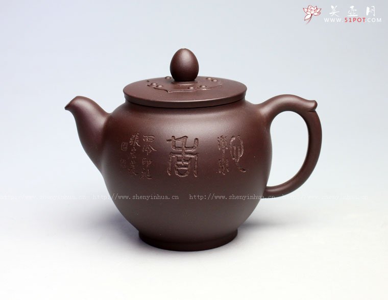 紫砂壶图片：沁香壶 - 宜兴紫砂壶网