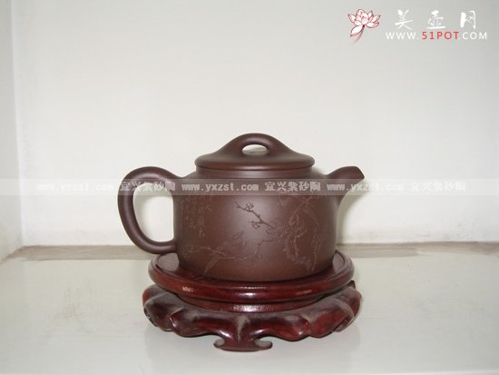 紫砂壶图片：大井栏（牟锦芬） - 宜兴紫砂壶网