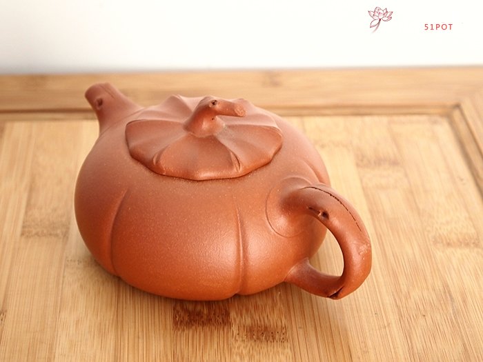 紫砂壶图片：柿圆壶（事圆壶） - 宜兴紫砂壶网