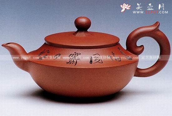 紫砂壶图片：飞泉壶 - 宜兴紫砂壶网