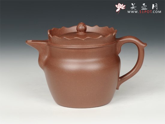 紫砂壶图片：莲花僧帽2 - 宜兴紫砂壶网