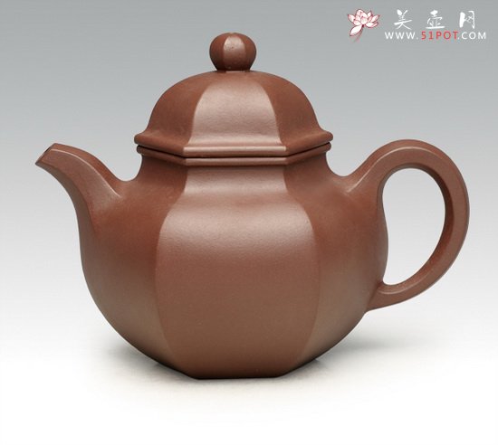 紫砂壶图片：六方掇球 拷贝 - 宜兴紫砂壶网